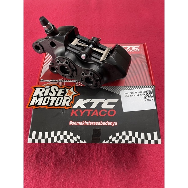 Kaliper KTC Kytaco Kiri 4 Piston MTF Hitam