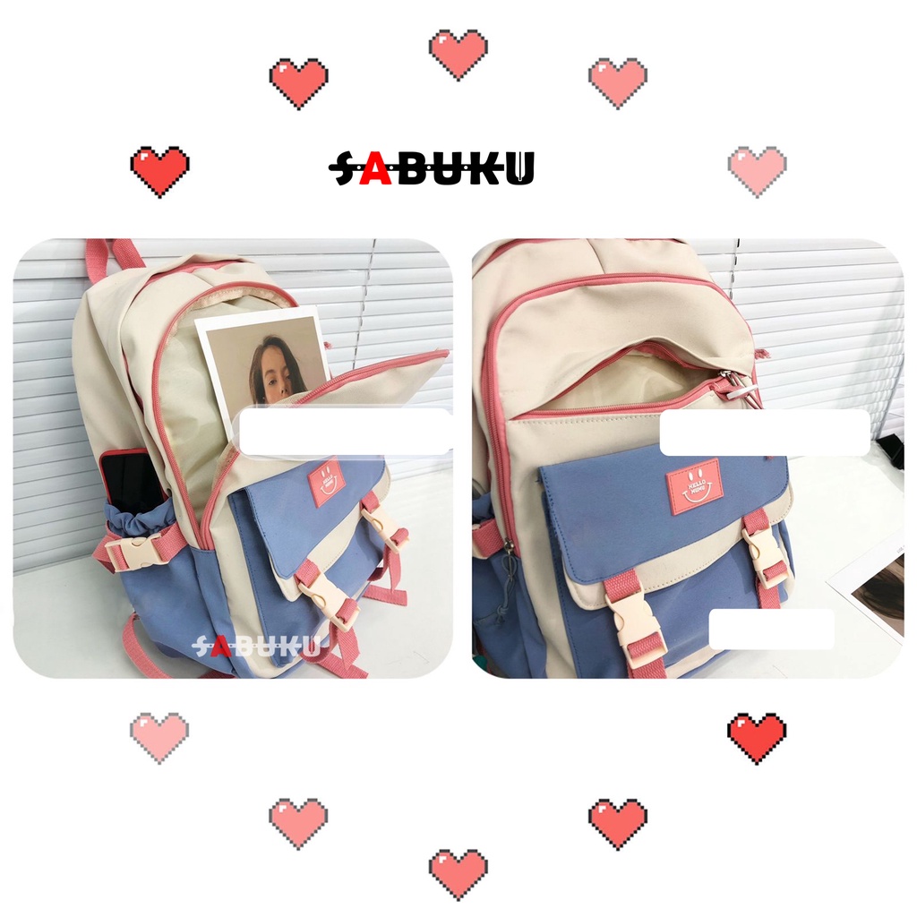 Tas Ransel Laptop Backpack Wanita Tas Ransel Sekolah Tas Punggung Wanita Tas SD SMP SMK - 275