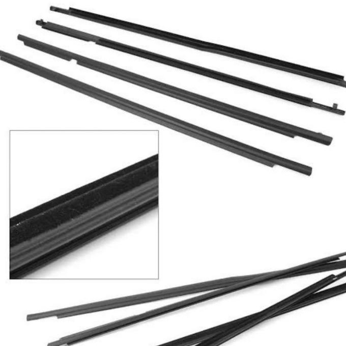 Pelipit Karet Pintu Kaca Luar Honda Civic Genio 1992 1993 Warna Hitam