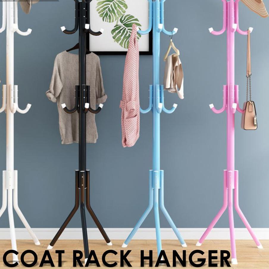 ヴ Stand Hanger Gantungan Baju Coatrack Gantungan Tas Dan Topi Tas Gantungan Aesthetic Stand Hanger M