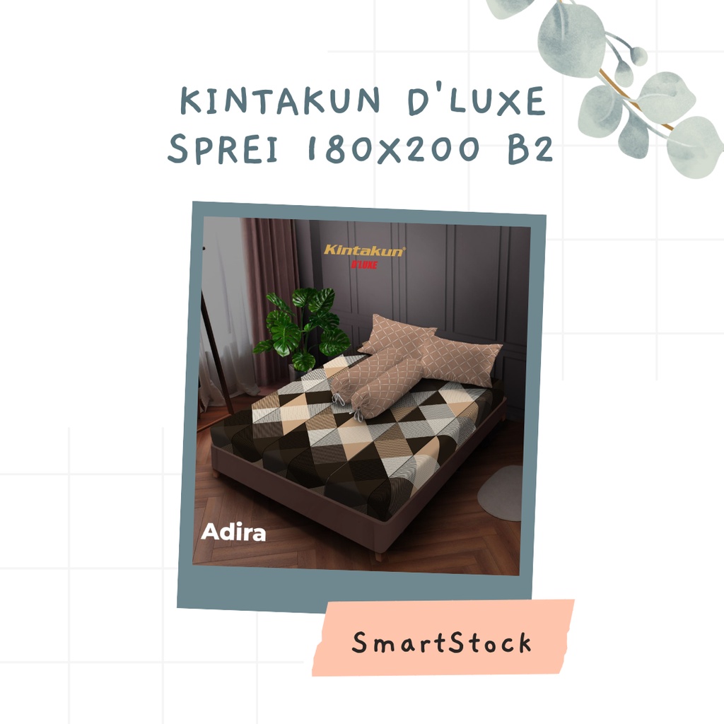 Ss Sprei 180 Kintakun D'luxe Deluxe King Size 180x200 Motif PART A