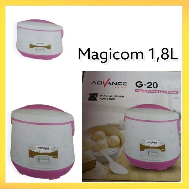 Megicom Advance G-20 1,8 Liter Penanak Nasi Rice Cooker