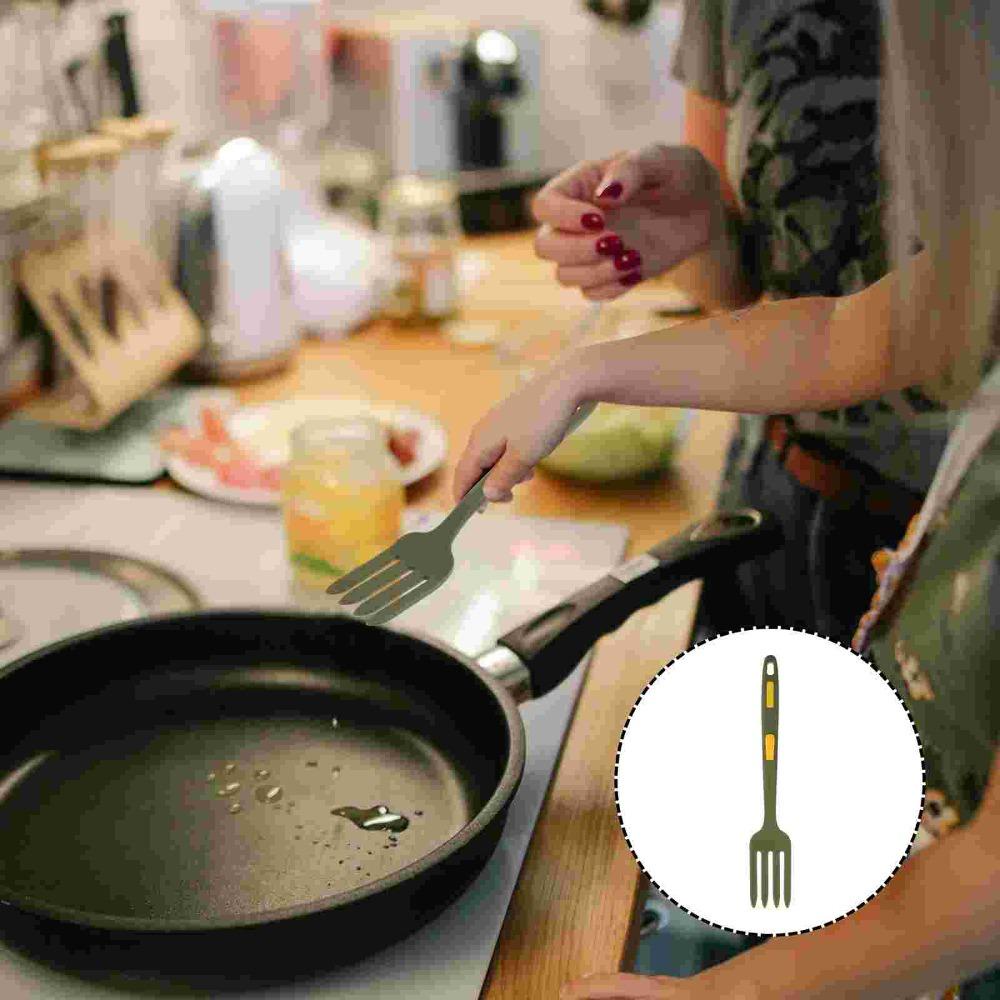 Preva 1pcs Garpu Salad Bahan Silikon Fleksibel Multi Fungsi Kocokan Saji