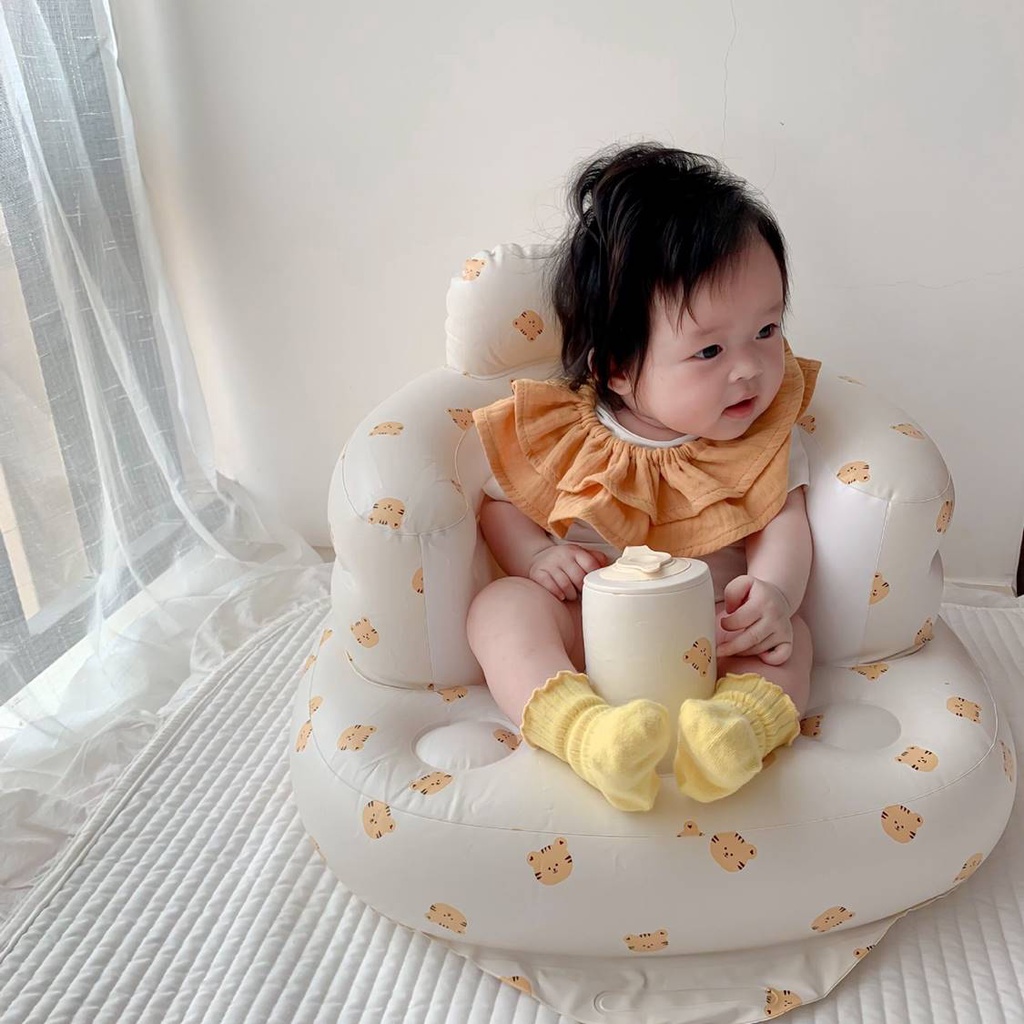Sofa Kursi Makan Bayi belajar duduk balon Baby Chair Model Tiup