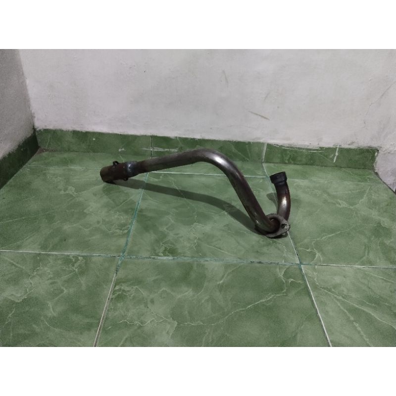 Leheran scrambler bebek netral leher knalpot trail motor Bebek Inlet 38 mm