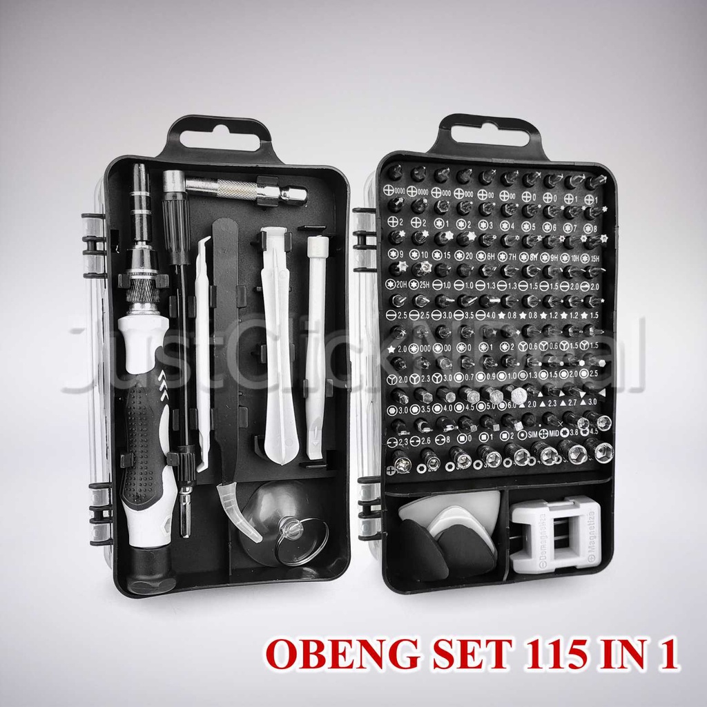 Taffware 10817 Obeng Set 115 IN 1