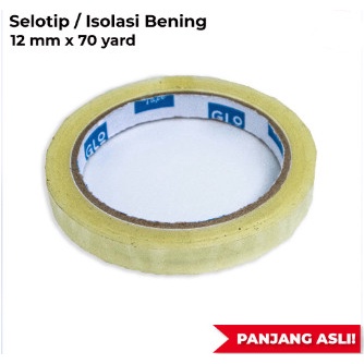 

Isolasi Bening 12mm x 70Y / Cellotape 1/2"x70Y Bening