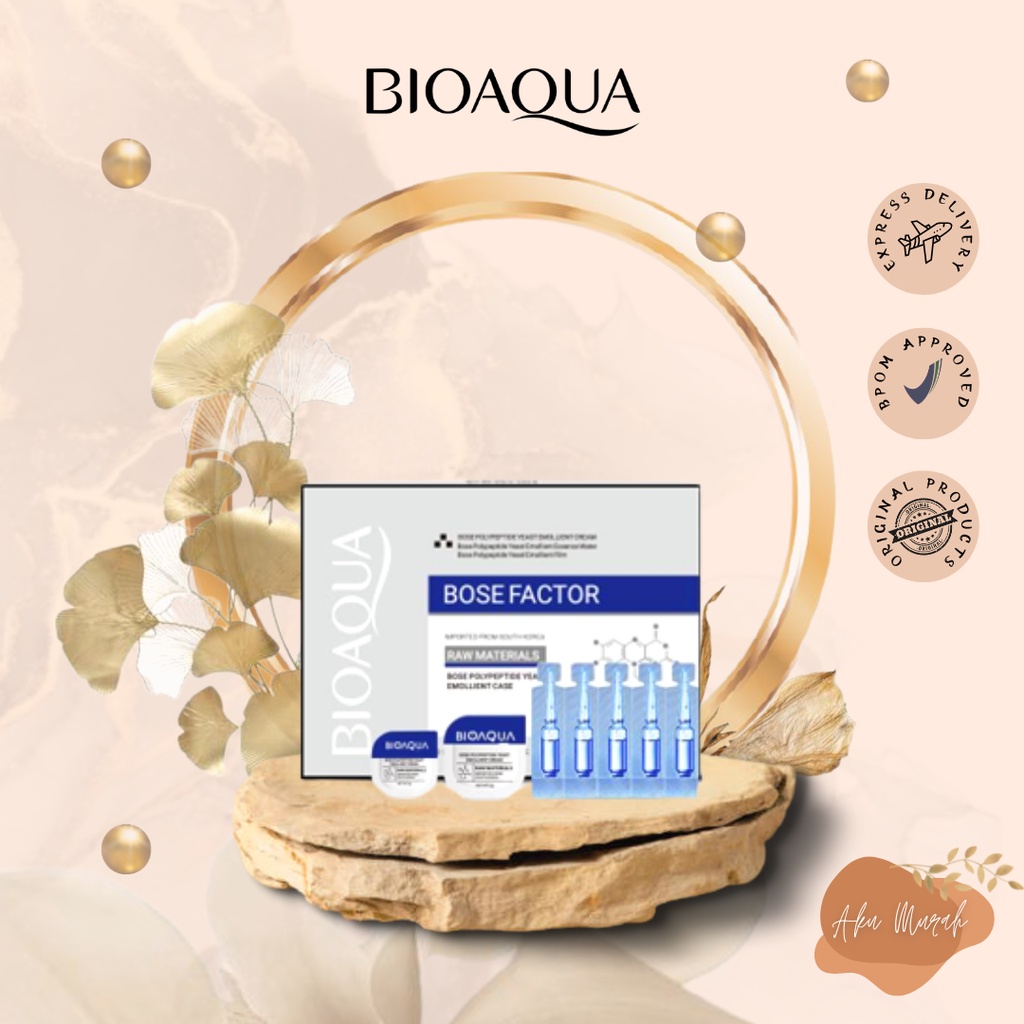 ✨ AKU MURAH ✨ BIOAQUA Bose Polypeptide Yeast Emollient Case BPOM // BOSE SET 1 PAKET