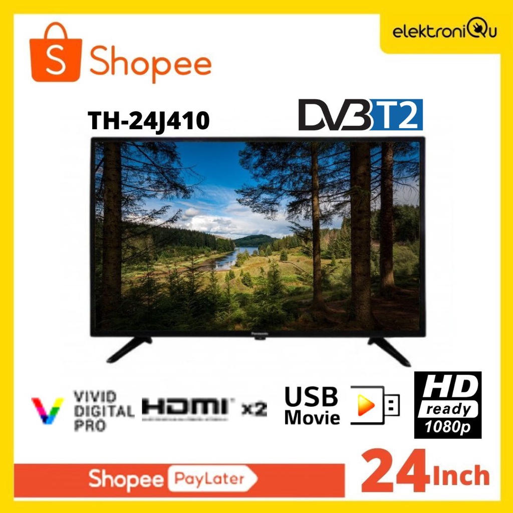 PROMO LED TV PANASONIC TH-24J410 TV PANASONIC 24 INCH DIGITAL