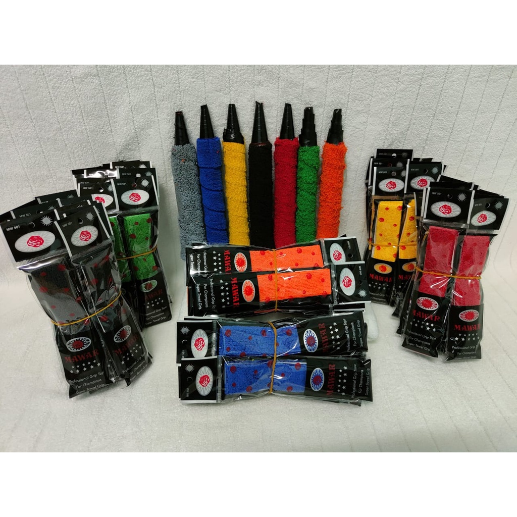 JH Grip Handuk Raket Mawar Microfiber Orinal Isi 60 Pcs ( Mix Warna )