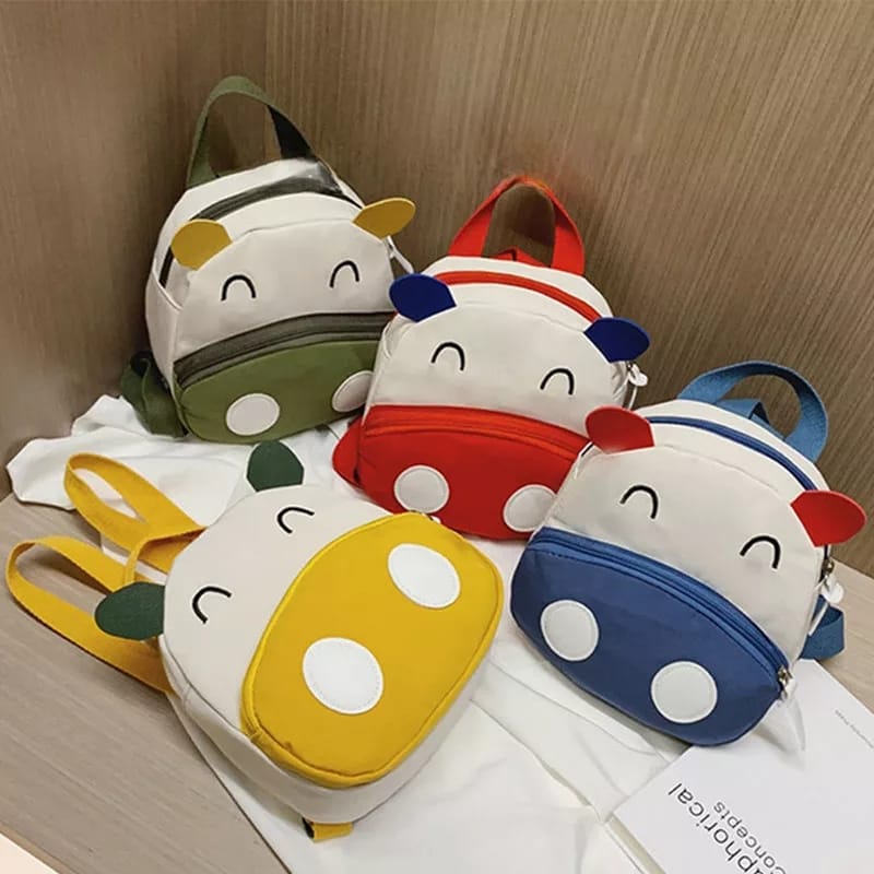 (Pb6_Shop)Tas Ransel Anak sekolah TK Karakter Bag Backpack Mini Motif Sapi Cute cod/Tas ulang tahun