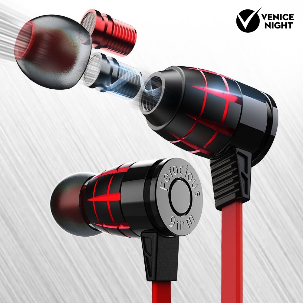 (VNEP) (Berkabel) Plextone G25 3.5mm In-Ear Bass Stereo Earphone Headset Gaming untuk Ponsel PC