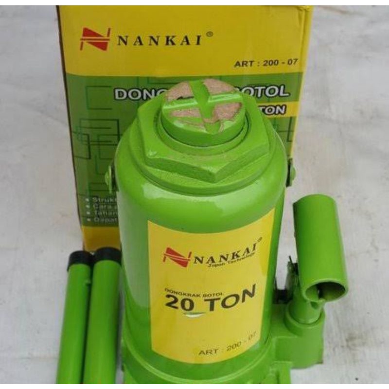 Nankai Dongkrak Botol 20 Ton/ Bottle Jack Hydraulic Universal