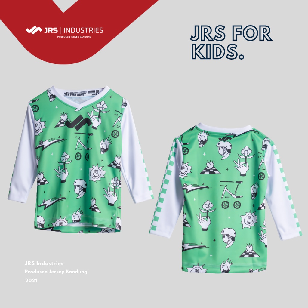Jual JRS KIDS PUSH / Jersey Custom Anak / Jersey Push Bike / Jersey