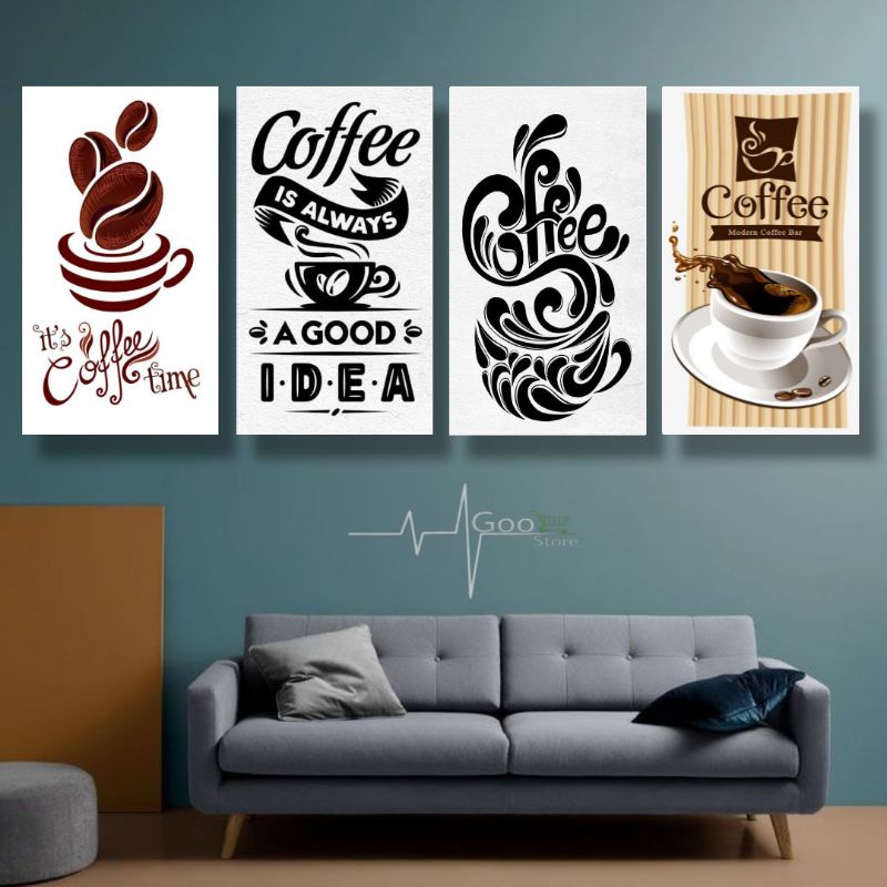 HIASAN DINDING KAYU COFFEE Cafe