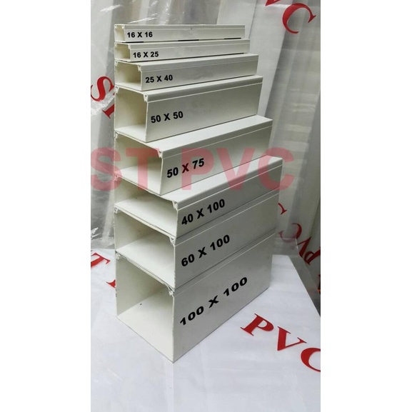 kabel duct / trunking 100x100