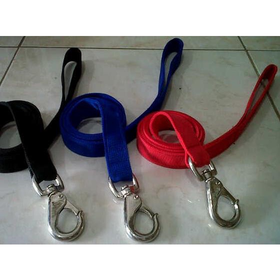 tali tuntun / leash snap hook besar (anjing medium-besar)