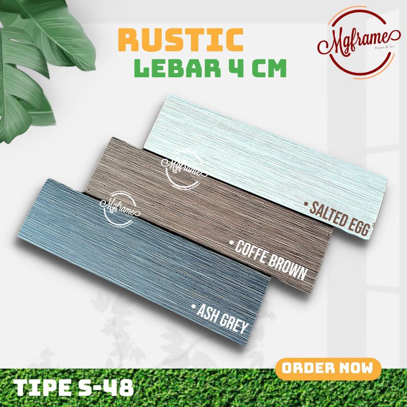 BATANGAN PIGURA RUSTIC 4CM/BATANGAN ECER/LIS PLAVON/picasso