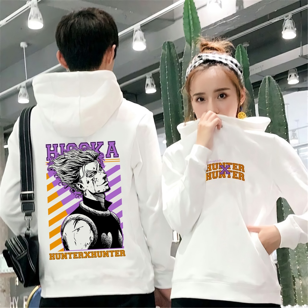 Promo Cod Hoodie Pria Hunter x Hunter Hisoka Joker Bisa Couple Pria Wanita Wear Sweatshirt Loose Oversize Trendy Jacket Hoodie Korean Style Anime