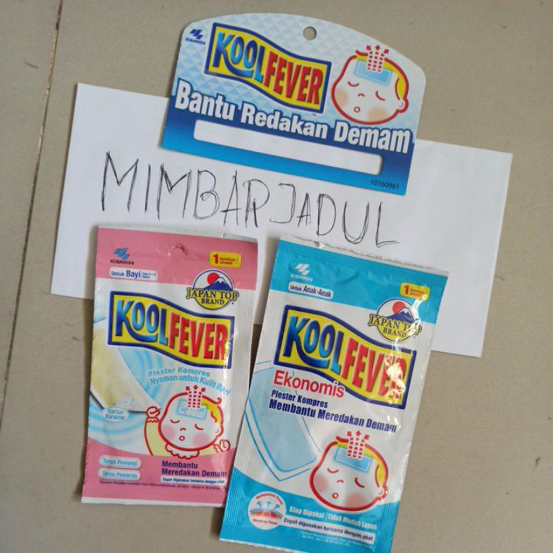 Koolfever Kool Fever Bye Bye Plester Kompres Demam Anak Bayi