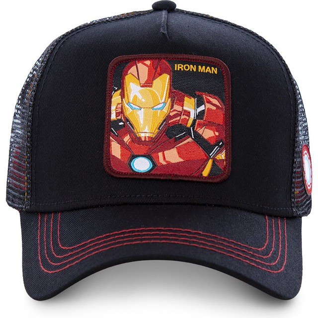 Topi Matahari Motif Bordir DONALD Duck Mickey Minnie Mouse Marvel Spiderman Superman Iron Man Untuk Unisex