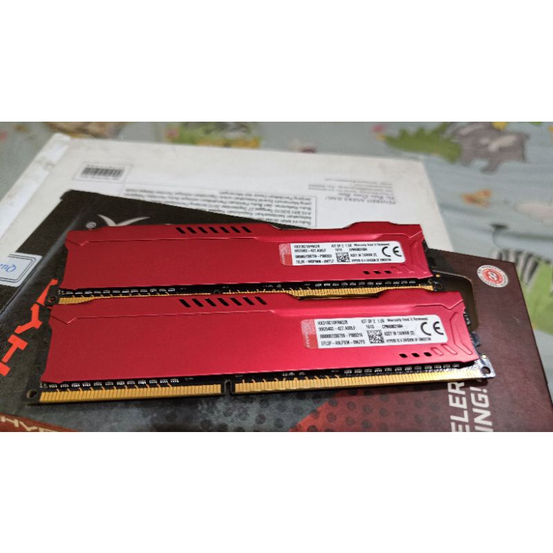 RAM DDR 3 Kingston Hyperx Fury 8GB (2x4 ) 1866MHz