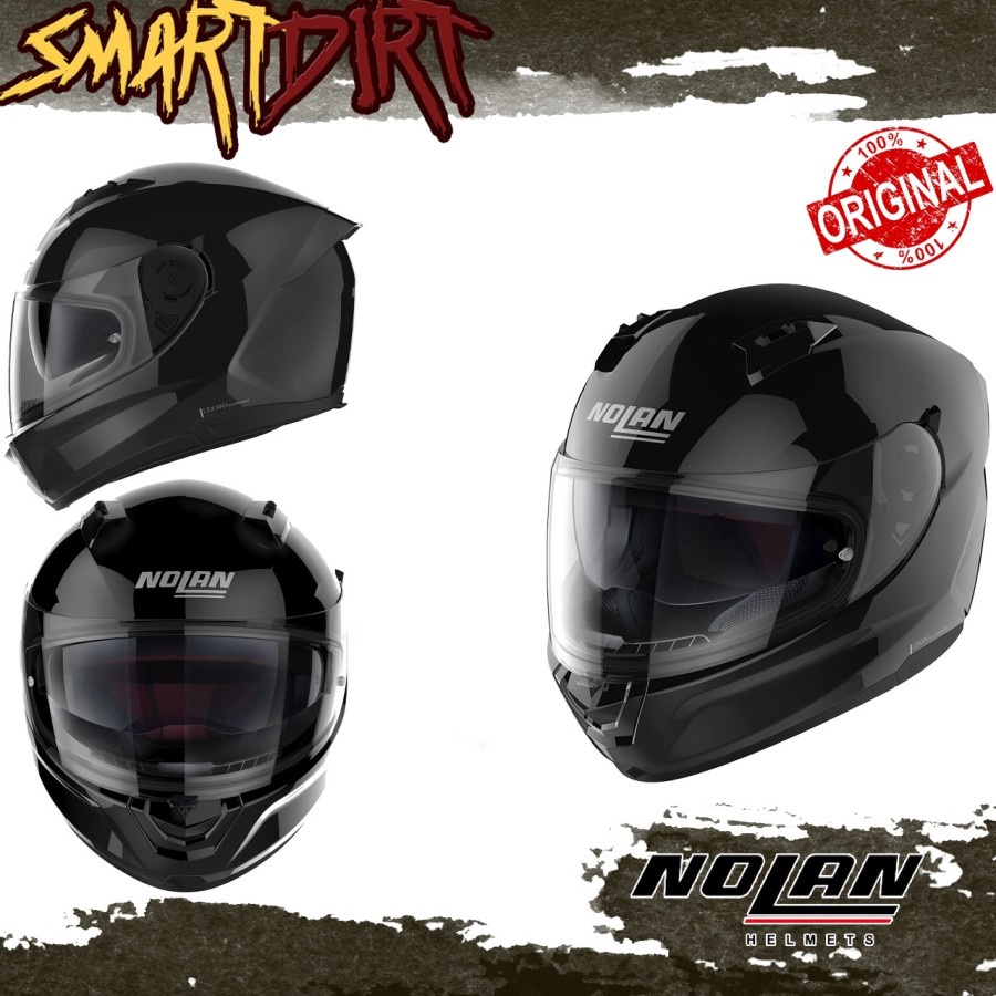 HELM NOLAN N60.6 CLASSIC 03 BLACK GLOSSY HELMET NOLAN FULL FACE N60.6