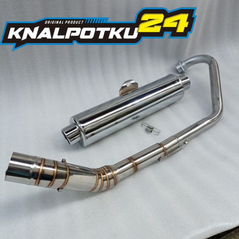 KNALPOT CKD SATRIA FU STANDAR PNP VIXION / SONIC / CB150R NEW / CB150R OLD / JUPITER MX DLL