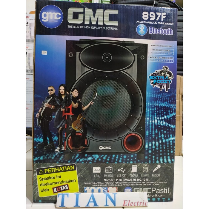 Gmc-897F Multimedia Speaker Bluetooth / Speaker Portable