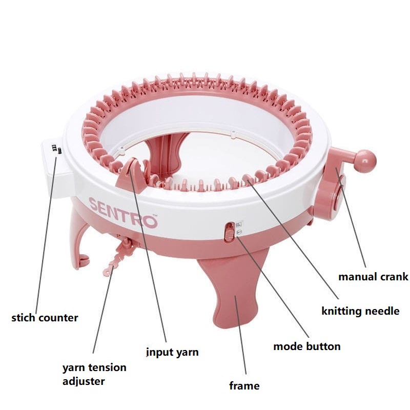 Alat Merajut Otomatis Sentro / Knitting Weaving Machine / Smart Weaver for Kids