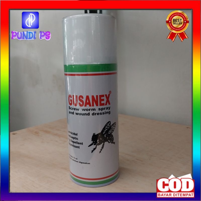 GUSANEX SPRAY obat semprot untuk luka hewan
