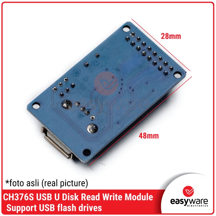 CH376S USB Module U Disk Read Write Module CH376 USB Flashdisk Module