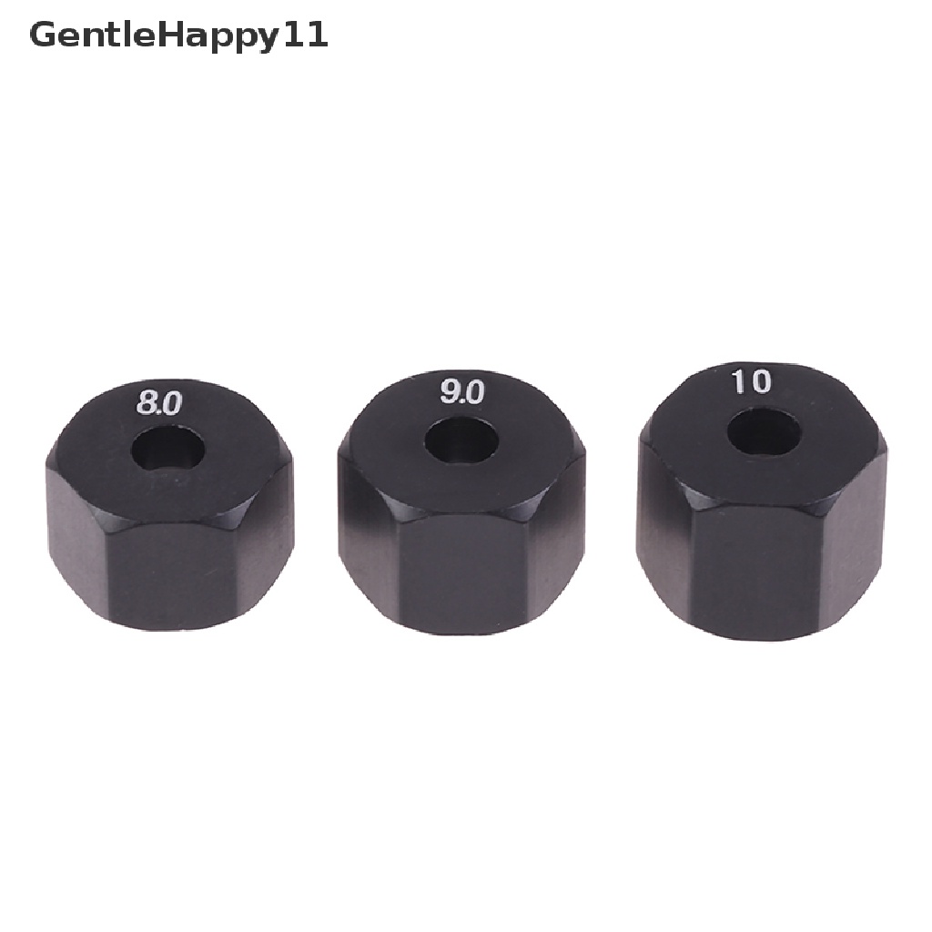 HSP Gentlehappy 4Pcs Adaptor Hub Hex Roda 12mm Untuk Mobil Sport RC Skala1Per10 Rc8 9 10mm id