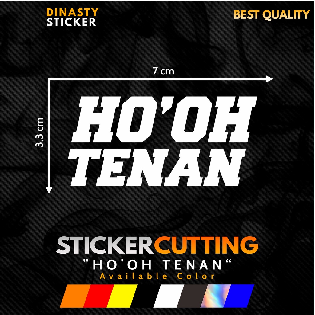 Jual Sticker Stiker Cutting Viral Hooh Tenan Hits Shopee Indonesia