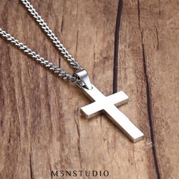 KALUNG SALIB PRIA KOREA / KALUNG LIONTIN SALIB / KALUNG PRIA / KALUNG - Emas