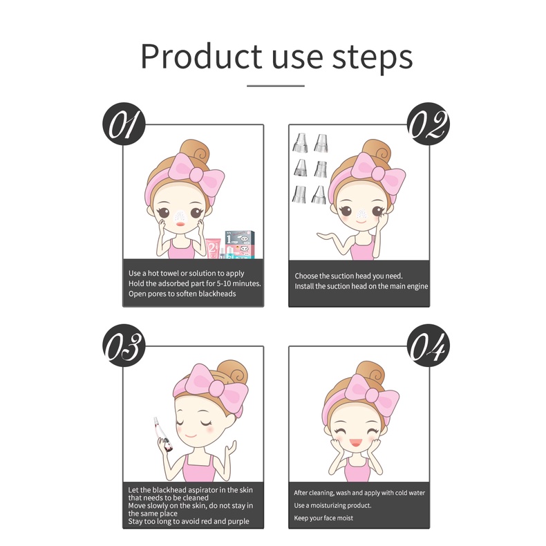 X3 Rechargeable Blackhead Remover / Penyedot Komedo Isi Daya