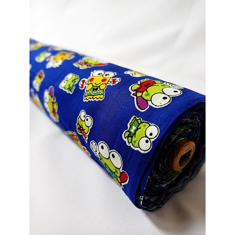 Kain c29 Motif Kartun Keropi Meteran Grade B
