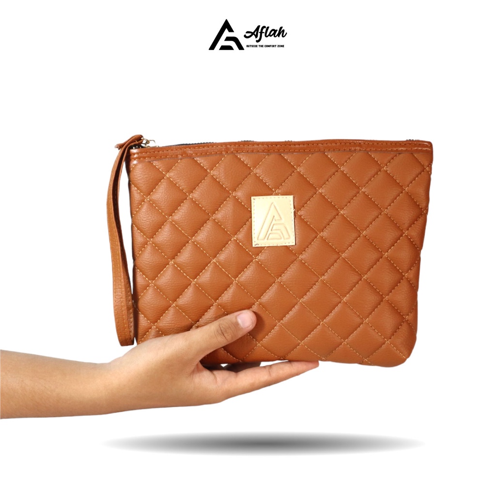 AFLAH - Clutch Handbag Dompet Wanita Super Premium Full Bordir Aflah T01