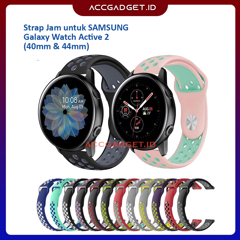 Tali Strap SPORT DUAL TONE Samsung Galaxy Active 2 40mm 44mm / Eggel Tempo 2 - NK20 Strap Replacement