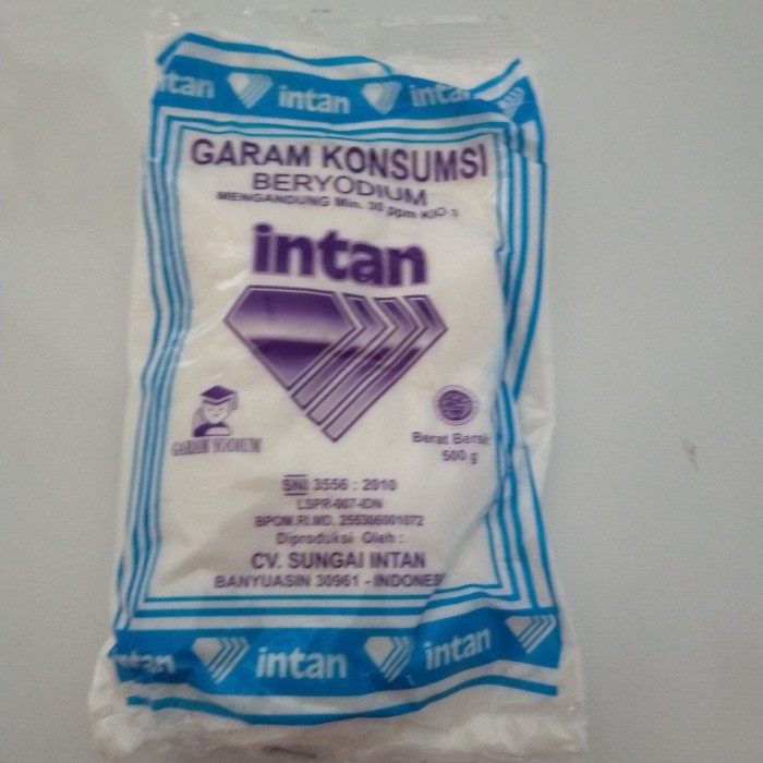 

Garam halus cap intan 500gram termurah!