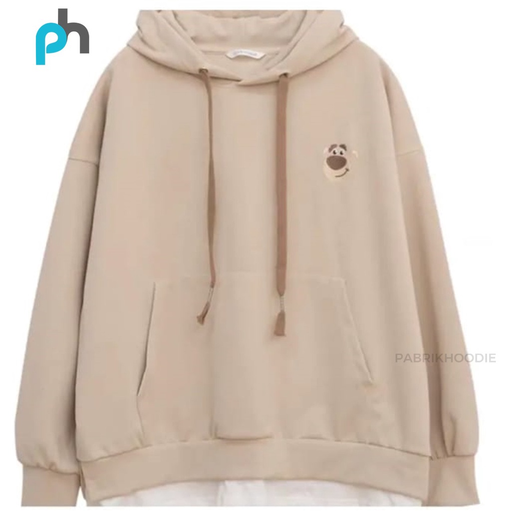 PABRIKHOODIE - HOODIE JUMPER LOTSO BEAR M-XXL (BORDIR) {PRIA &amp; WANITA}