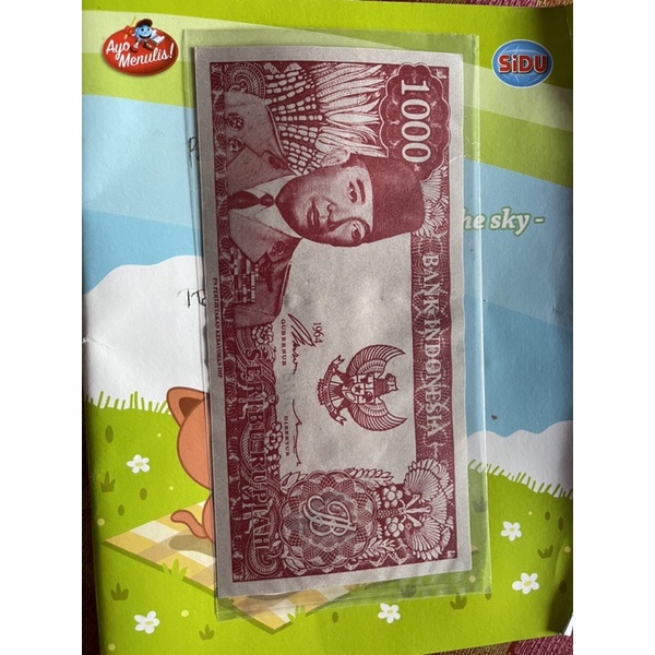 uang Sukarno 1000 Penari 5 merah
