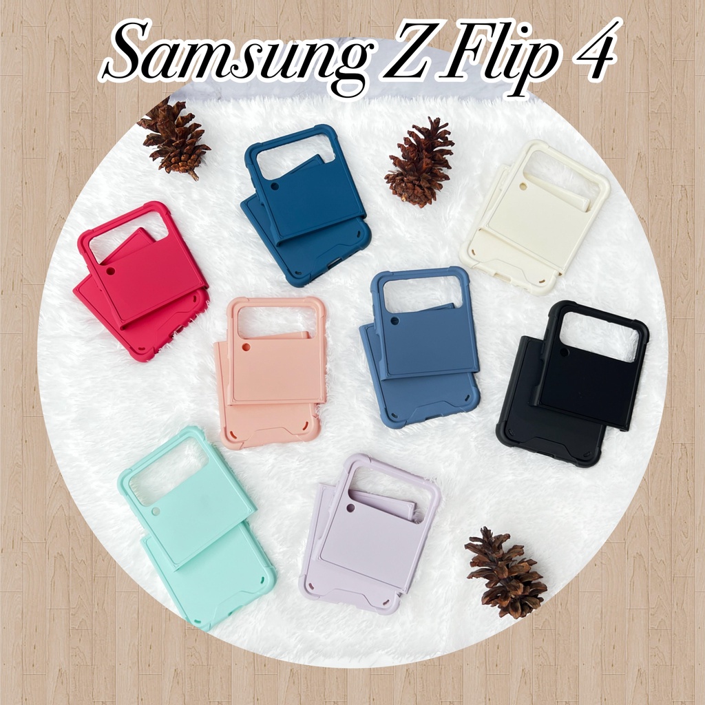 Hard Case Samsung Galaxy Z Flip 3 4 Macaron Candy Liquid Silikon Slim With Airbag Anti Crack