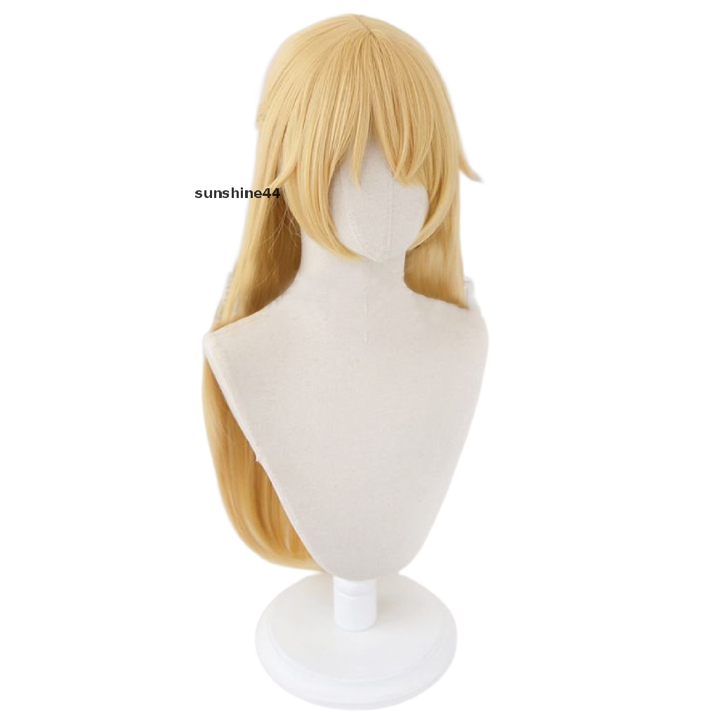 Sunshine Wig / Rambut Palsu Panjang Warna Pirang Untuk Kostum Cosplay Halloween