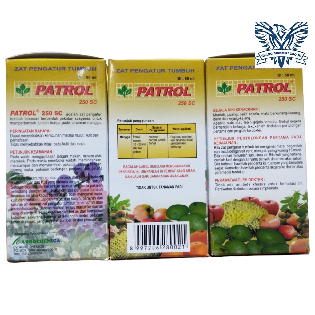 ZPT Patrol 250SC 80ML Zat Pengatur Tumbuh Cv. Agrochemica