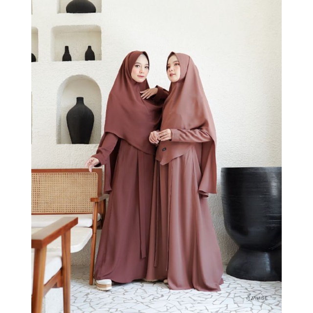 JAMISE SYARI ALERIA SERIES | GAMIS SET KHIMAR JUMBO | Adzkiahome