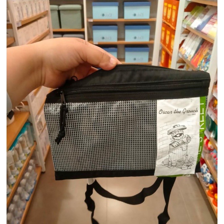 Miniso Sesame Street Men's Crossbody Bag Black