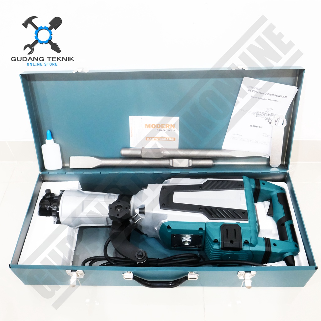 Demolition Hammer MODERN MDH120 / Mesin Bor Bobok Beton Tembok MDH 120 -MDH-120 MODERN