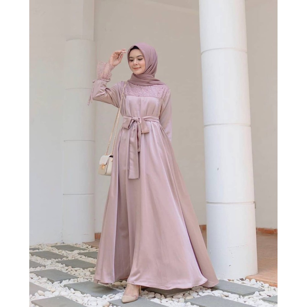 Zhinara dress kondangan muslimah wanita