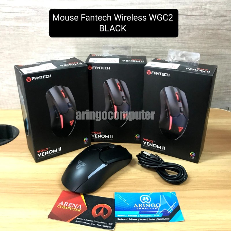 Mouse Fantech Wireless WGC2 BLACK